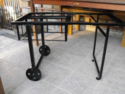 Retro Loft Ipari vas kerék gurulós asztal váz industrial grill kocsi nak is vintage