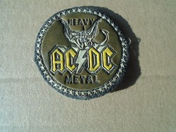 1980-bol AC/DC zenekar matrica , felvarró 
