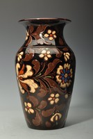 Mezőtúr Badár Erzsébet fazekas, (1899-1985)  szecessziós vázája, hibátlan szép állapotban.