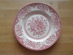 Angol pink porcelán süteményes tányér kistányér 20 cm
