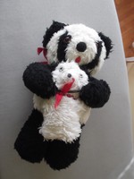 Panda maci kicsinyével eladó!
