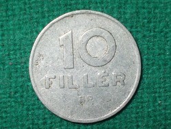 10 Fillér 1969 ! Nagyobb - Nulla -  Belső Átmérőjű Változat !