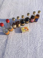 Retro mini ital - 8 darab - gyűjtőknek - Fütyülős - Brandy - Macherie - Hubertus 10 Ft
