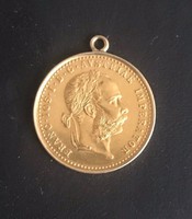 Ferenc József 1915 1 Dukát arany érme,medál