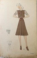 Francia divatképek 1939/40-ből