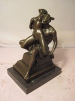 +18  Erotikus bronz szobor -jelzett