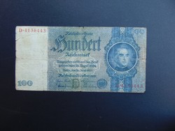 100 márka 1935 Horogkeresztes bankjegy