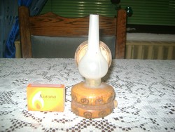 Kicsi petróleum lámpa - anno elemes - dísztárgy