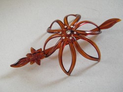 Retro virág alakú kontytű, kontycsat