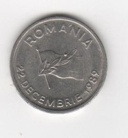 10 Lei Románia (1989.12.22 Román Forradalom)