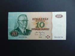 10 márka 1980 Finnország Szép ropogós bankjegy