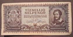 Szép Tízmillió Milpengő 1946.bankjegy