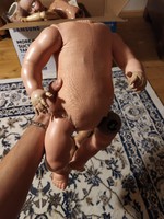 Régi antik baba testek, végtagok