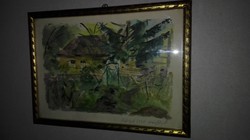 Márffy Ödön- Zugliget 1938(?)  - antik festmény, 1 forintról!