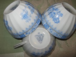 3 db Bavaria csésze kék kínai mintával