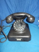 régi tárcsás bakelit telefon siemens w 48