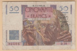50 Frank ritka bankjegy