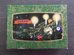 Antique osram christmas light bulb, light string, lantern