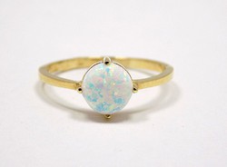 Opál köves arany gyűrű (ZAL-Au86979)