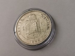1880 ezüst 1 forint,gyönyörű karcmentes darab kapszulában ,így ritka