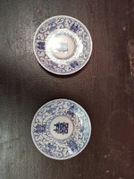 Antik kínai porcelán tányér pár a 19. század első feléből!