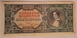 Százezer Milpengő 1946..bankjegy