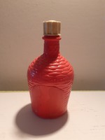hatlac részére -  Retro szörpös flakon 1970 körül Erdei Termék Vállalat műanyag narancsszínű palack