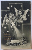 Karácsonyi üdvözlőlap, 1943: Zenélő angyalok