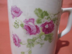 Rózsás Zsolnay bögre, csésze