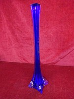 Cobalt blue vase German, 40 cm high. He has! Jókai.