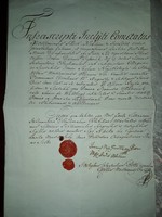 Magyaróvári(rajkai!) okirat az 1810-es évekből