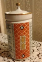 Wallendorf teafűtartó porcelán doboz