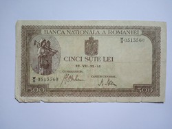 Románia 500  Lei 1941 !!