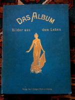 Krüger,HesseCBeckerr:Das Album/Női szecessziósfotóalbum a XIX.szd.végéről