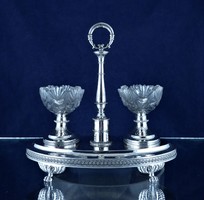 KÜLÖNLEGES, ANTIK EZÜST FŰSZERTARTÓ, PÁRIZS CA 1820!!! KÜLÖNLEGES, ANTIK EZÜST FŰSZERTARTÓ, PÁRIZS CA 1820!!!