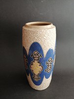 Retro Vietnamese oriental glazed ceramic vase (29cm) - ep