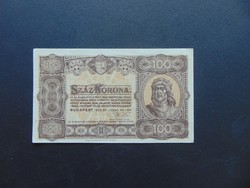 100 korona 1923 Magyar Pénzjegynyomda RT  Szép ropogós bankjegy ! 03
