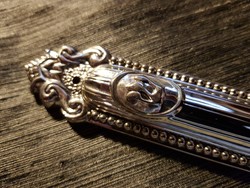 JUDAIKA- egy csodálatos ezüstözött  zsidó mezúza 15 cm