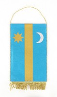 0Z165 Small Transylvanian Flag 12 x 19 cm