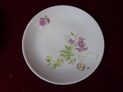 KAHLA német porcelán süteményes tányér, átmérője 19 cm. Rózsaszín virágmintás. Vanneki!