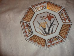 Japán porcelán tálka kolibris mintával