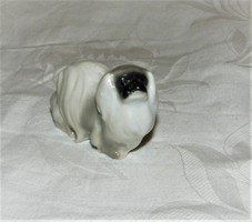 Mini Kutya Figura Metzler & Ortloff Porcelán