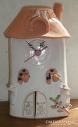 Clock House... Ceramic, Unique Artisan Work