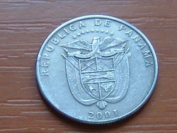 PANAMA 1/4 DE BALBOA 2001 CUNI, #