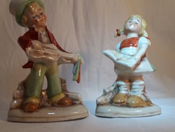 German porcelain figurines two figurines together foreign