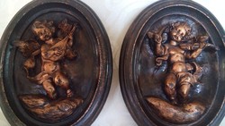 Angelic wax pictures, wall decoration