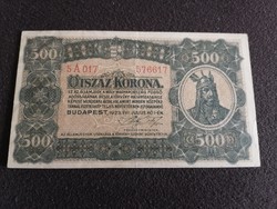 Ropogós  500 Korona 1923