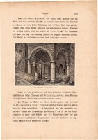 Rudas fürdő, szövegközi fametszet 1881, eredeti, 7 x 9 cm, kis méret, Duna, Budapest, Buda