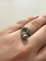 Csodálatos Bvlgari ezüst gyűrű 17mm belső átmérő