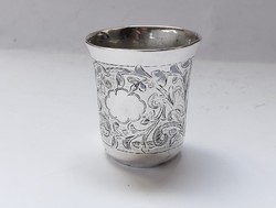 Antik orosz ezüst pohár, Moszkva 1867.